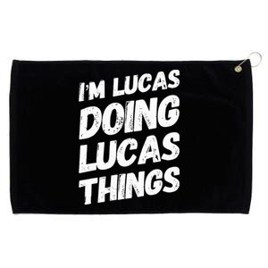 IM Lucas Doing Lucas Things Personalized Name Lucas Gifts Grommeted Golf Towel