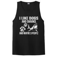 I Like Dogs And Sharks And Maybe 3 People PosiCharge Competitor Tank