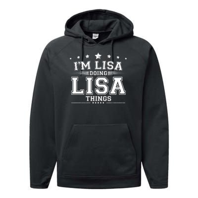 Im Lisa Doing Lisa Things Performance Fleece Hoodie