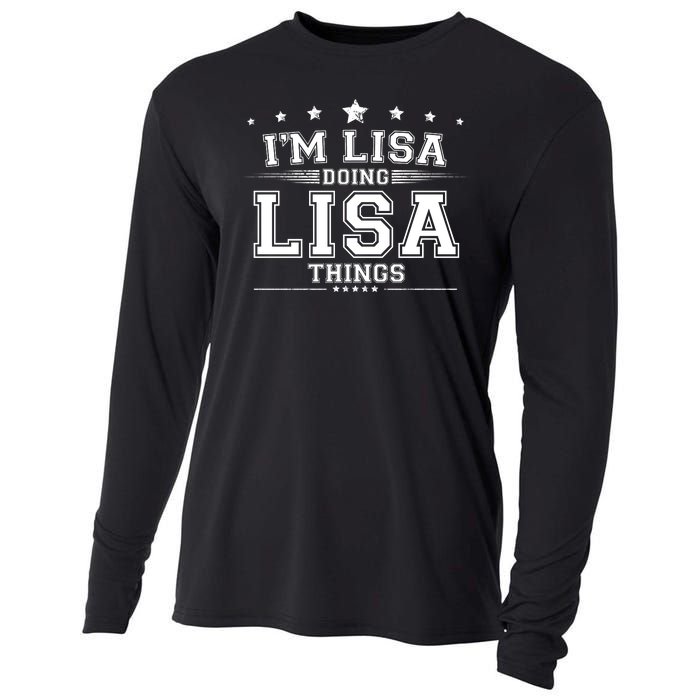 Im Lisa Doing Lisa Things Cooling Performance Long Sleeve Crew