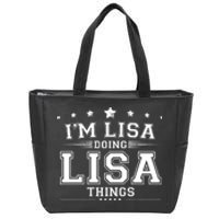 Im Lisa Doing Lisa Things Zip Tote Bag