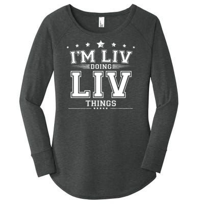 Im Liv Doing Liv Things Women's Perfect Tri Tunic Long Sleeve Shirt