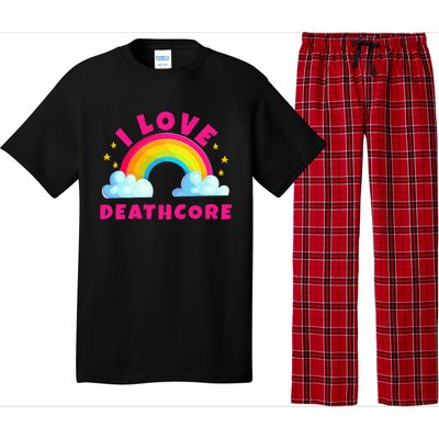 I Love Deathcore S Sarcastic Metal Deathcore Music Pajama Set