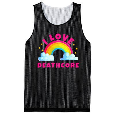 I Love Deathcore S Sarcastic Metal Deathcore Music Mesh Reversible Basketball Jersey Tank