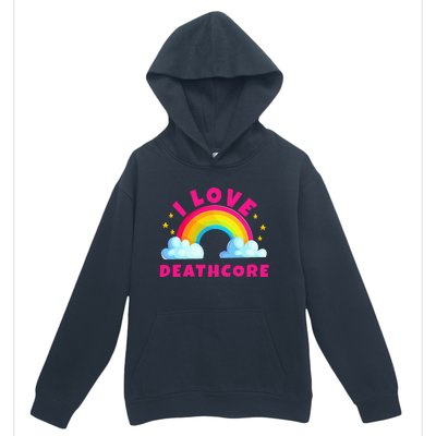 I Love Deathcore S Sarcastic Metal Deathcore Music Urban Pullover Hoodie