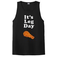 ItS Leg Day Funny Workout Novelty Joke Pun Chicken Leg PosiCharge Competitor Tank