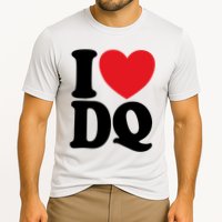 I Love Dq I Heart Dq Initials Hearts Cooling Performance Crew T-Shirt
