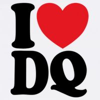 I Love Dq I Heart Dq Initials Hearts Cooling Performance Crew T-Shirt