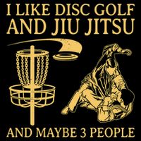 I Like Disc Golf And Jiu Jitsu And Maybe 3 People 7-Panel Snapback Hat