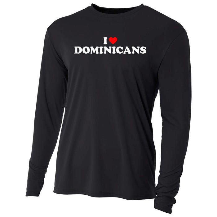 I Love Dominicans Cooling Performance Long Sleeve Crew