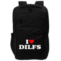 I Love DILFs I heart DILFs Red Heart Cool Impact Tech Backpack