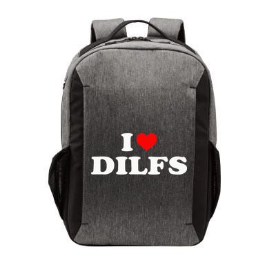 I Love DILFs I heart DILFs Red Heart Cool Vector Backpack