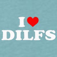 I Love DILFs I heart DILFs Red Heart Cool Sueded Cloud Jersey T-Shirt