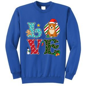 I Love Dog Pembroke Welsh Corgi Christmas Gift Sweatshirt