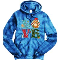 I Love Dog Pembroke Welsh Corgi Christmas Gift Tie Dye Hoodie