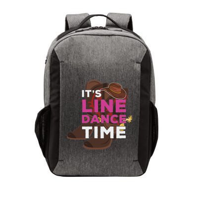 ItS Line Dance Time Country Western Boots Hat Line Dancer Vector Backpack