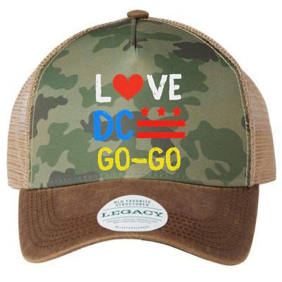 I Love D.C Go Go Legacy Tie Dye Trucker Hat