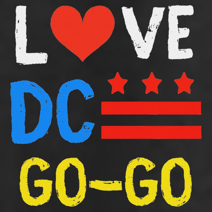 I Love D.C Go Go Adult Drive Performance Visor
