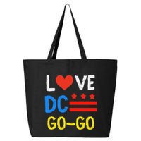 I Love D.C Go Go 25L Jumbo Tote