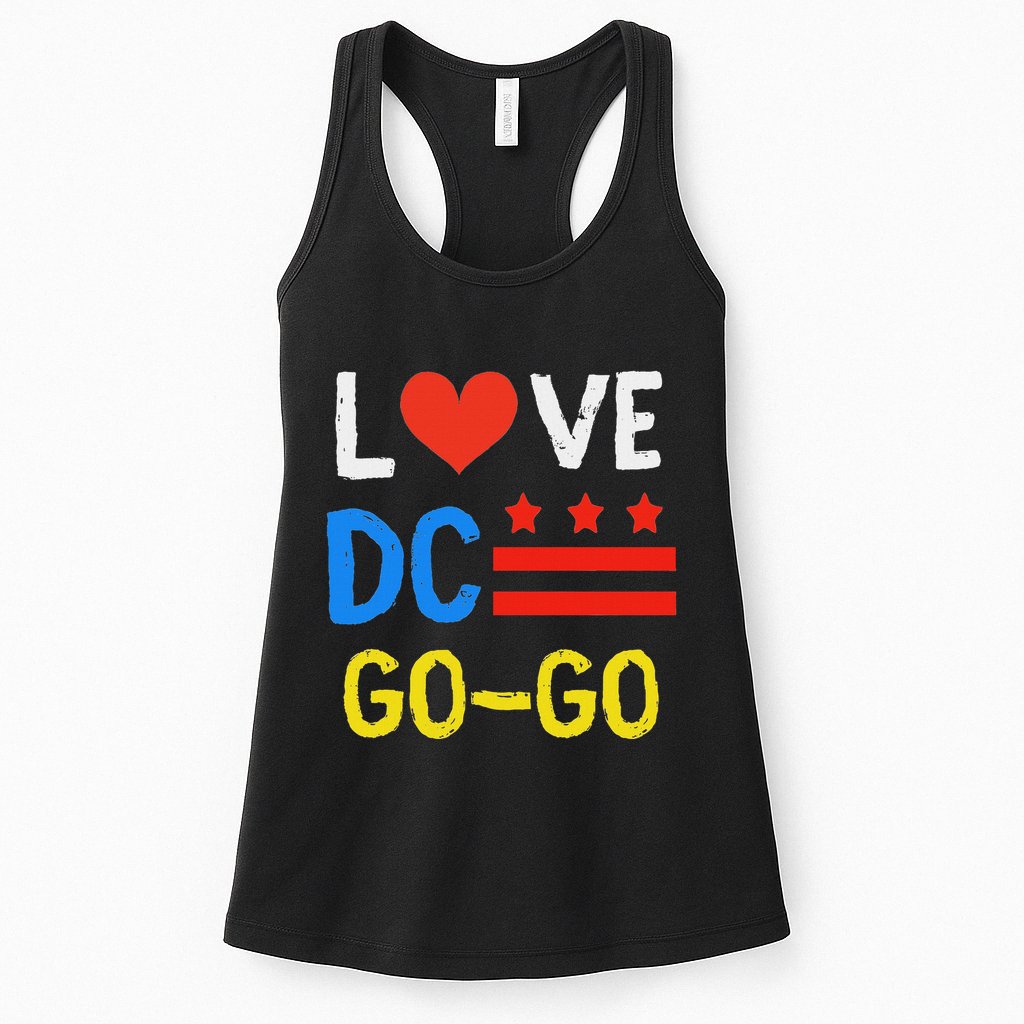 I Love D.C Go Go Womens Tank Top