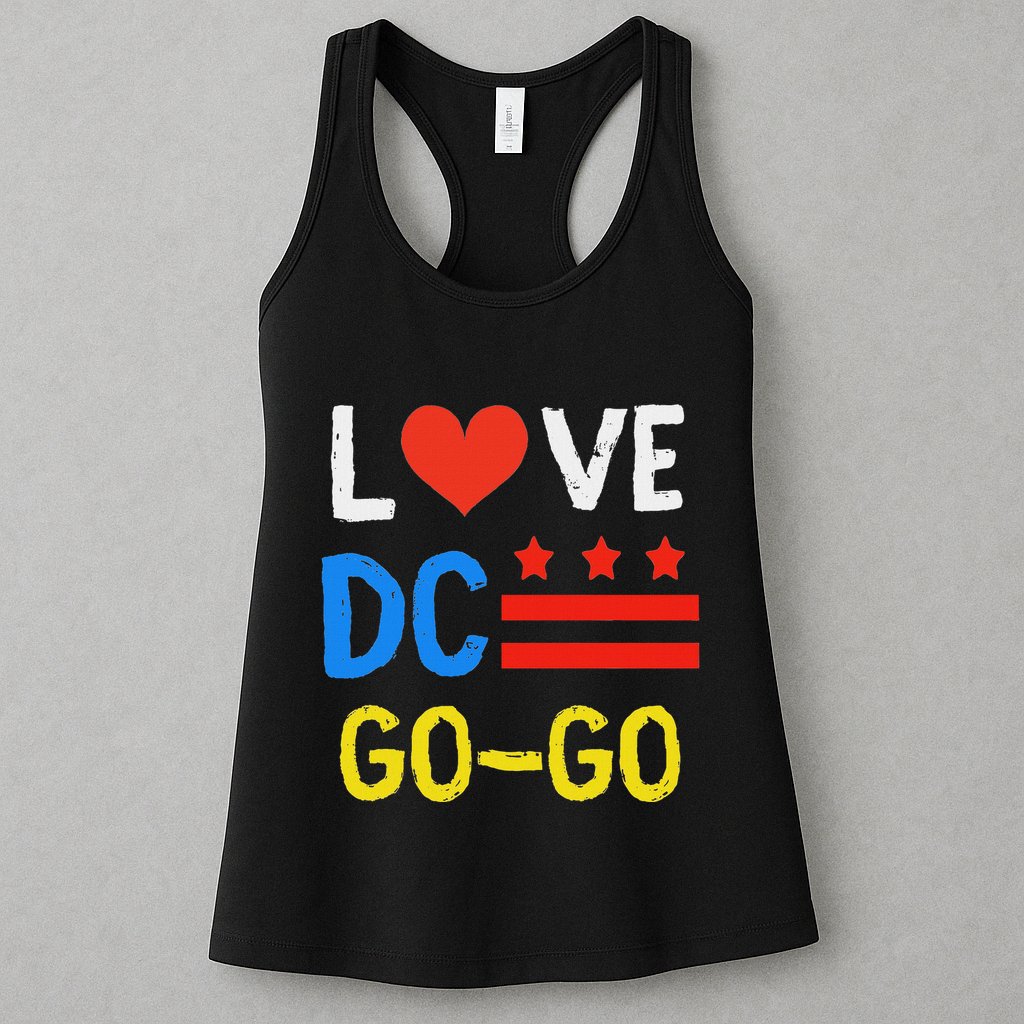 I Love D.C Go Go Womens Tank Top