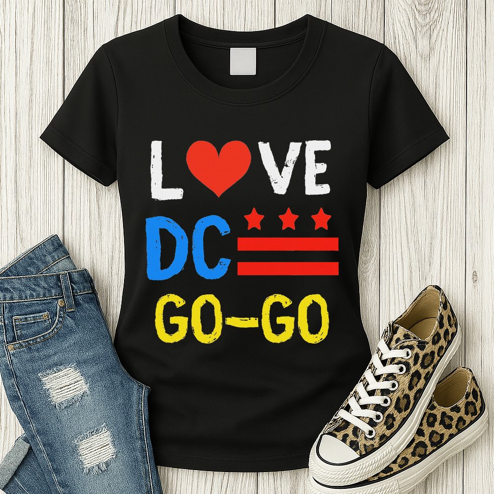 I Love D.C Go Go Womens T-Shirt