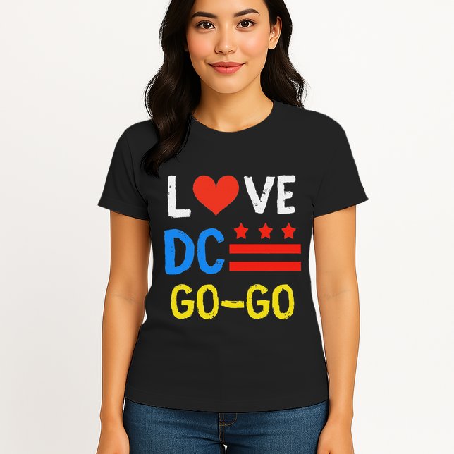 I Love D.C Go Go Womens T-Shirt