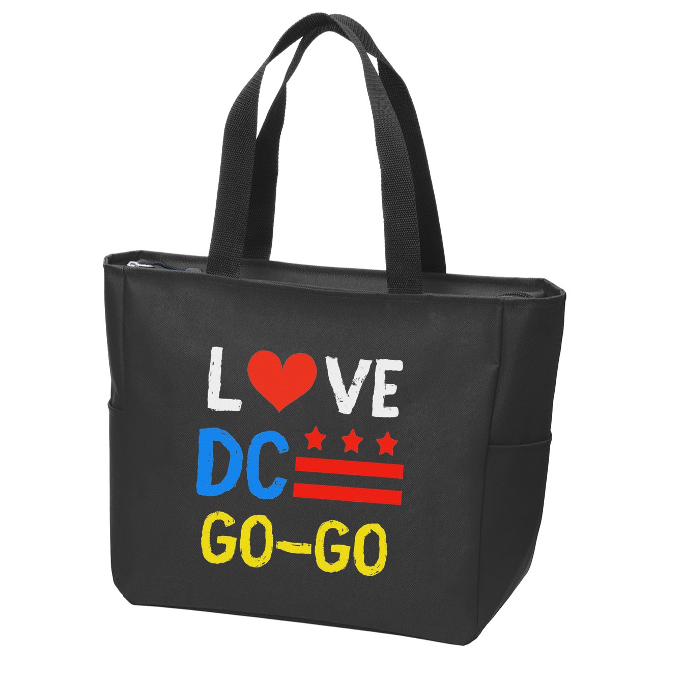 I Love D.C Go Go Zip Tote Bag