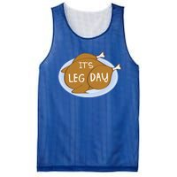 It's Leg Day For Fitness Enthusiasts On Thanksgiving Gift Mesh Reversible Basketball Jersey Tank