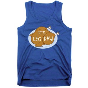 It's Leg Day For Fitness Enthusiasts On Thanksgiving Gift Tank Top