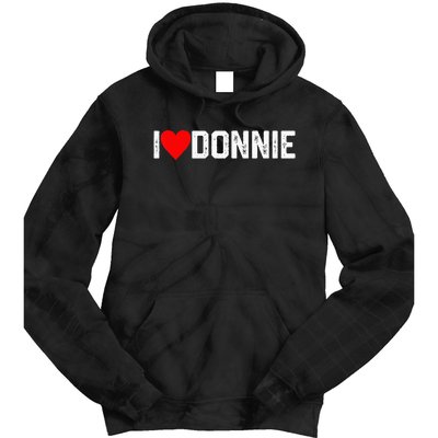 I Love Donnie Tie Dye Hoodie