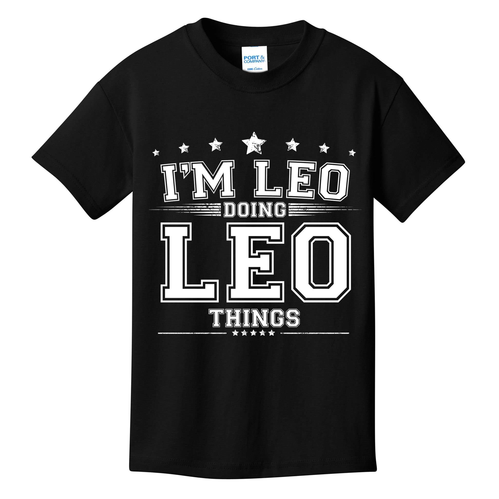 Im Leo Doing Leo Things Kids T-Shirt