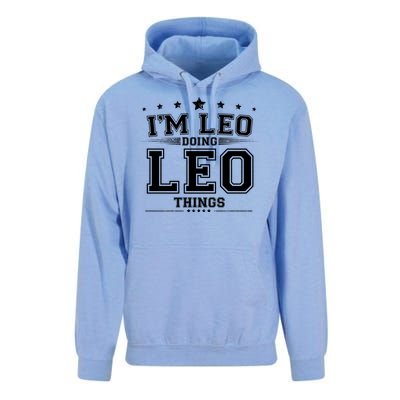 Im Leo Doing Leo Things Unisex Surf Hoodie