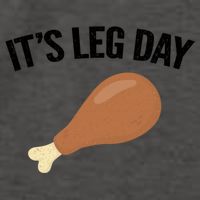 It's Leg Day Hilarious Thanksgiving Turkey Leg Fitness Gift Cute Gift Vector Backpack