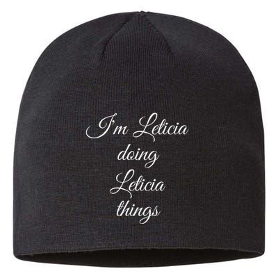 IM Leticia Doing Leticia Things Funny Birthday Gift Idea Sustainable Beanie