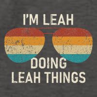 I'm Leah Doing Leah Things Retro Sunglass Personalized Vector Backpack