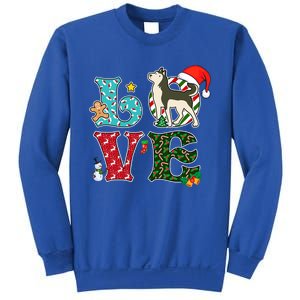 I Love Dog Siberian Husky Christmas Gift Sweatshirt