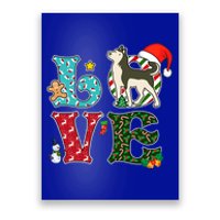 I Love Dog Siberian Husky Christmas Gift Poster