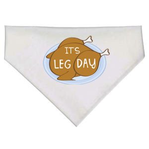 Its Leg Day For Fitness Enthusiasts On Thanksgiving Gift USA-Made Doggie Bandana