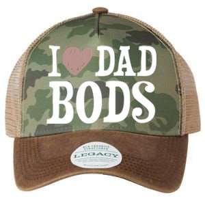 I Love Dad Bods I Heart Dad Bods Design Meaningful Gift Legacy Tie Dye Trucker Hat