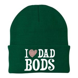 I Love Dad Bods I Heart Dad Bods Design Meaningful Gift Knit Cap Winter Beanie