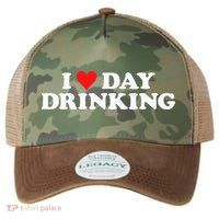 I Love Day Drinking Heart Legacy Tie Dye Trucker Hat