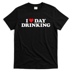 I Love Day Drinking Heart T-Shirt