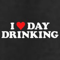 I Love Day Drinking Heart Adult Drive Performance Visor