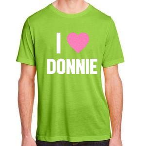 I Love Donnie Heart Adult ChromaSoft Performance T-Shirt