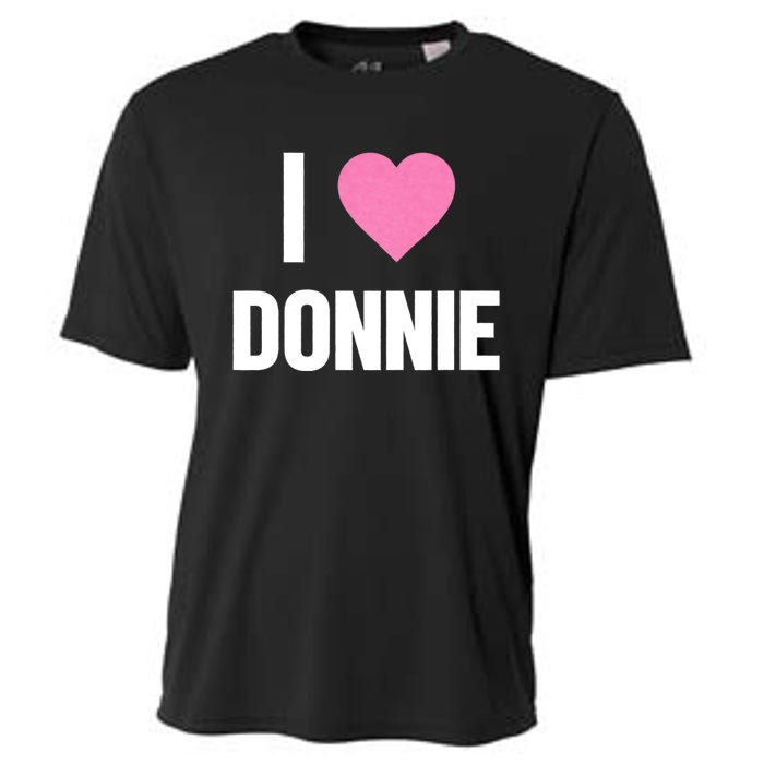 I Love Donnie Heart Cooling Performance Crew T-Shirt