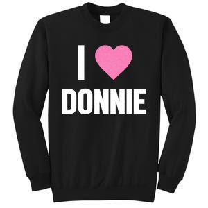 I Love Donnie Heart Sweatshirt