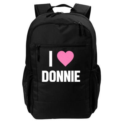 I Love Donnie Heart Daily Commute Backpack