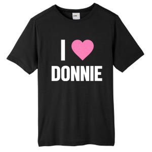 I Love Donnie Heart Tall Fusion ChromaSoft Performance T-Shirt