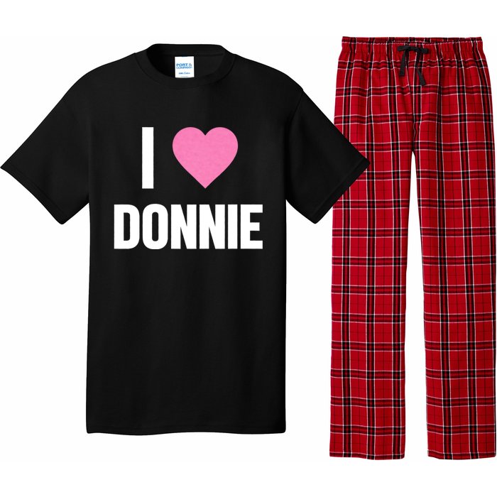 I Love Donnie Heart Pajama Set